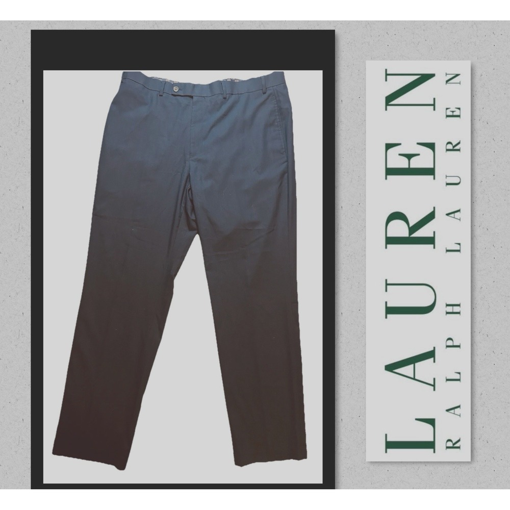 Lauren Ralph Lauren Pant Men's Size 38x31 Navy Dress Pants Pinstripe